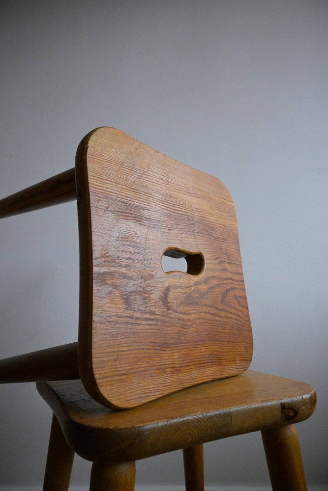 Stools from Svensk Fur, 1950s, Set of 5