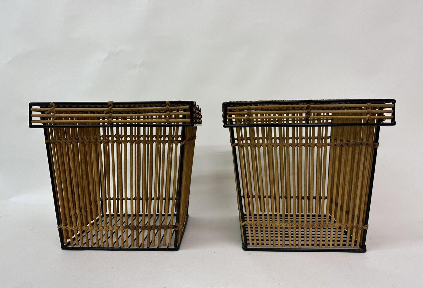 Storage Baskets by Dirk van Sliedregt for Rohé, Netherlands, 1960s, Set of 2