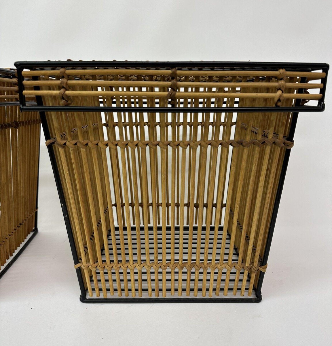 Storage Baskets by Dirk van Sliedregt for Rohé, Netherlands, 1960s, Set of 2