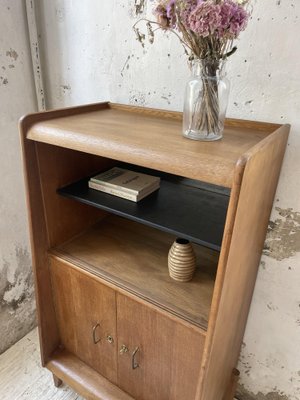 Storage Cabinet or Secretaire in Oak, 1960s-LCU-1404827