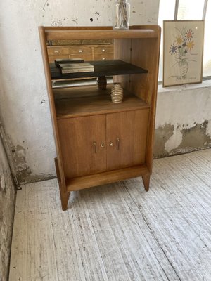 Storage Cabinet or Secretaire in Oak, 1960s-LCU-1404827