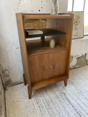 Storage Cabinet or Secretaire in Oak, 1960s-LCU-1404827