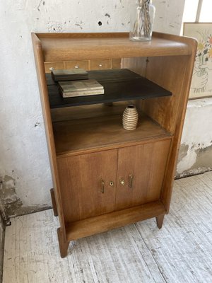 Storage Cabinet or Secretaire in Oak, 1960s-LCU-1404827