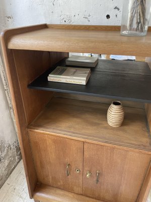 Storage Cabinet or Secretaire in Oak, 1960s-LCU-1404827