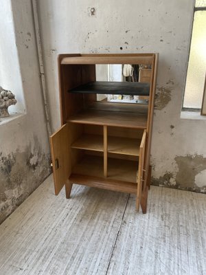 Storage Cabinet or Secretaire in Oak, 1960s-LCU-1404827