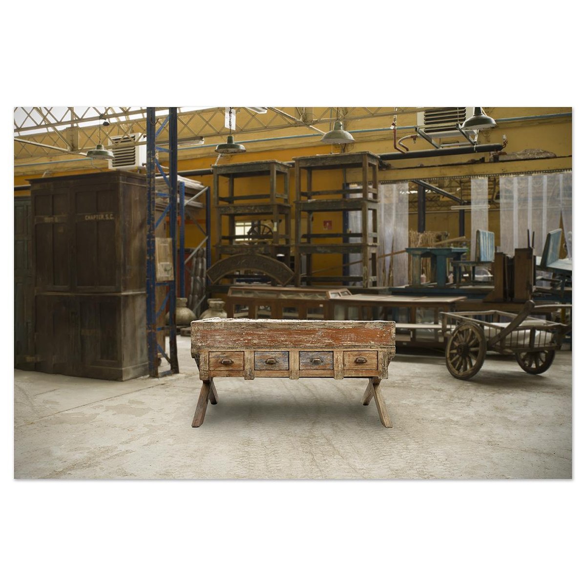 Storage Table with 54 Drawers