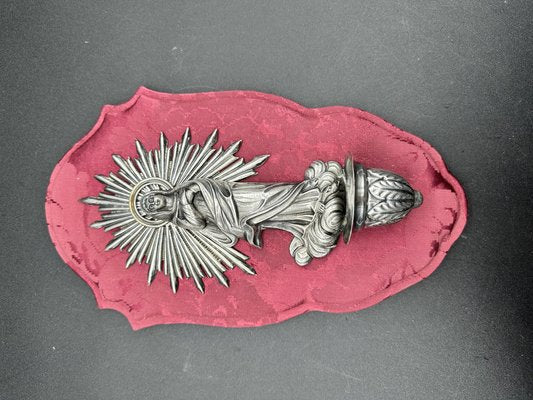 Stoup Depicting the Madonna in 925 Sterling Silver-BNU-1739814