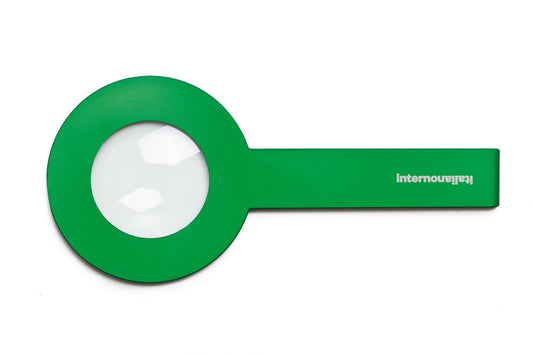 STRA Lens Magnifying Glass in Green by Giulio Iacchetti for Internoitaliano