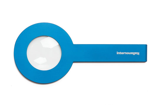 STRA Lens Magnifying Glass in Light Blue by Giulio Iacchetti for Internoitaliano