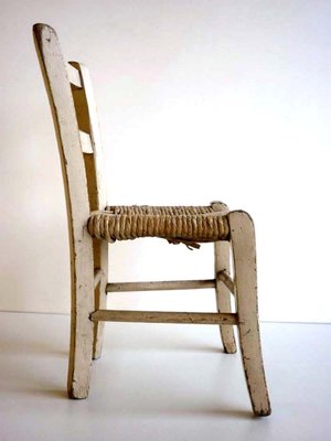 Straw Childrens Chair, 1920s-GKB-835928