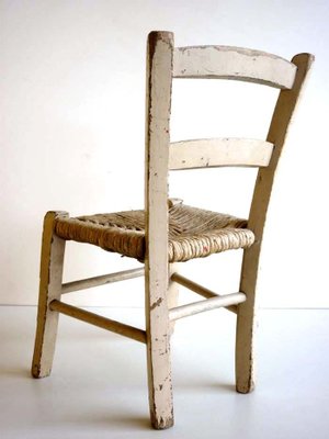 Straw Childrens Chair, 1920s-GKB-835928