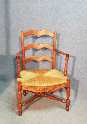 Straw Lounge Chair, 1920s-AWH-746189