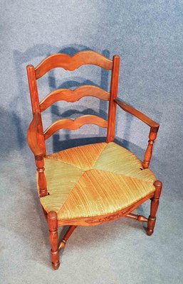 Straw Lounge Chair, 1920s-AWH-746189