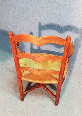 Straw Lounge Chair, 1920s-AWH-746189