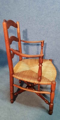 Straw Lounge Chair, 1920s-AWH-746189