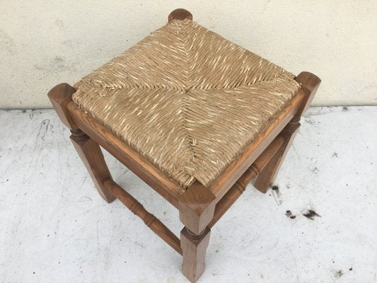 Straw Stool, 1980s-WQQ-885055