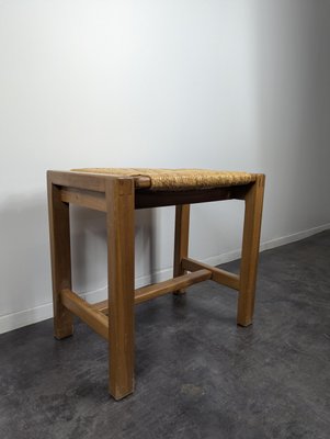 Straw Stool in Elm from Maison Regain-HLV-2024374