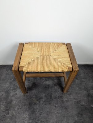 Straw Stool in Elm from Maison Regain-HLV-2024374