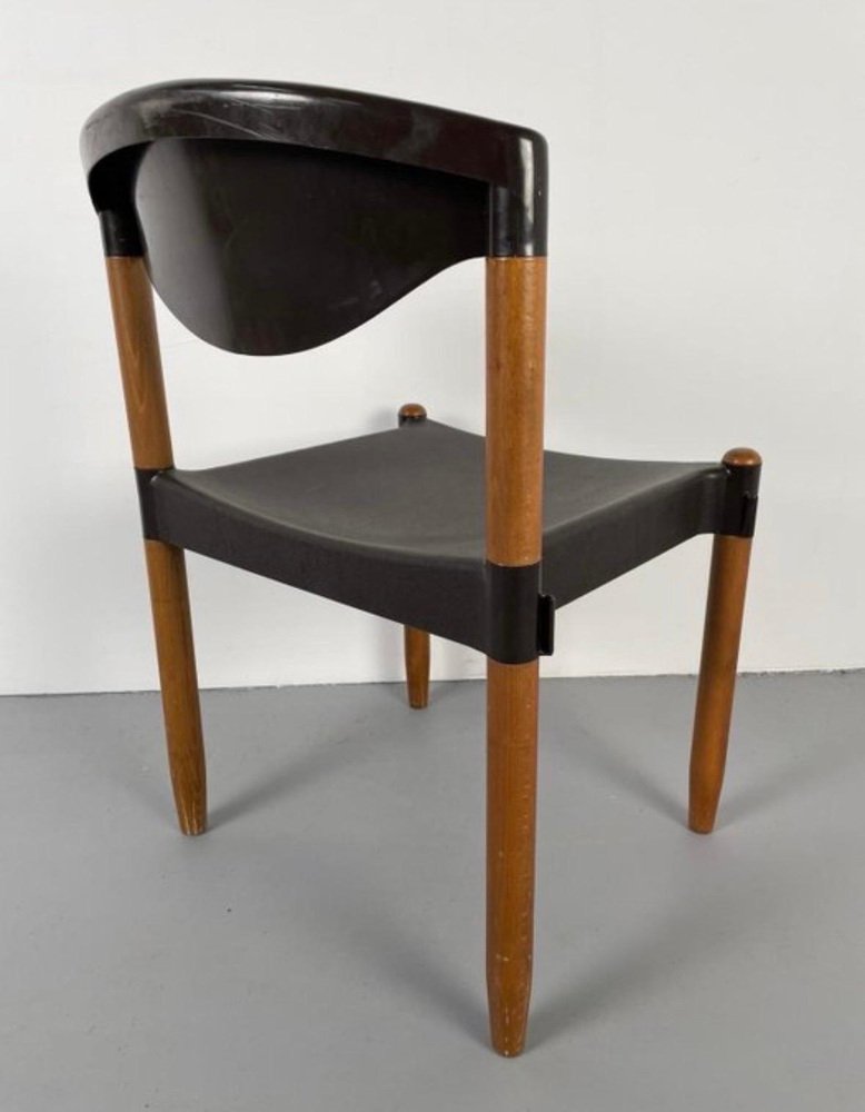 Strax Dining Chairs attributed to Hartmut Lohmeyer for Casala, Germany, 1970s, Set of 4