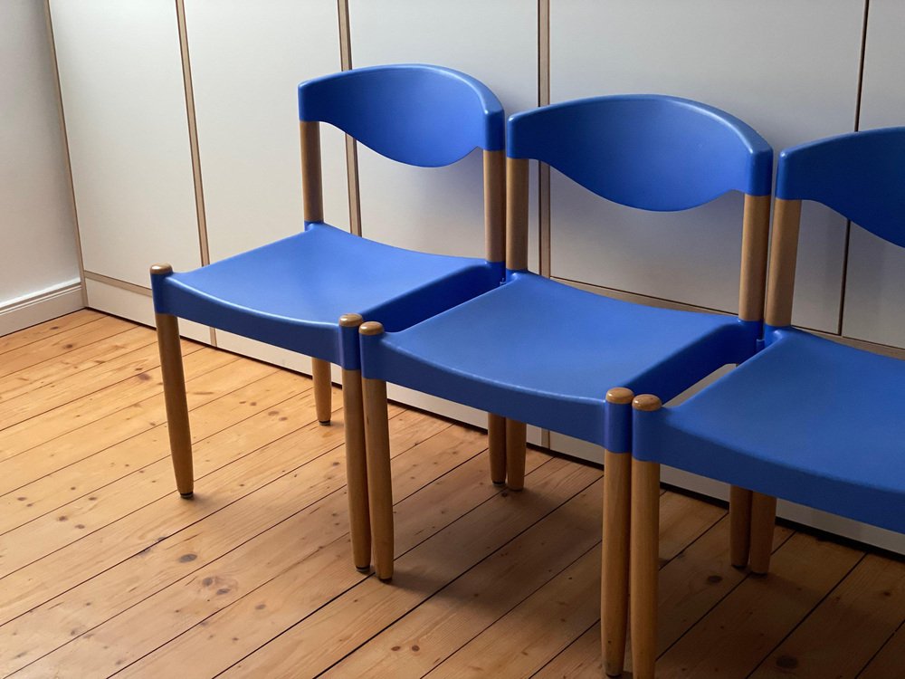 Strax Dining Chairs by Hartmut Lohmeyer for Casala, 1950s, Set of 4