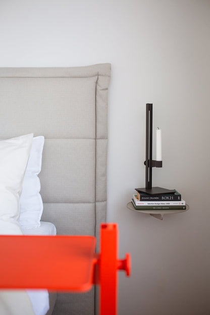 Museum side table, orange