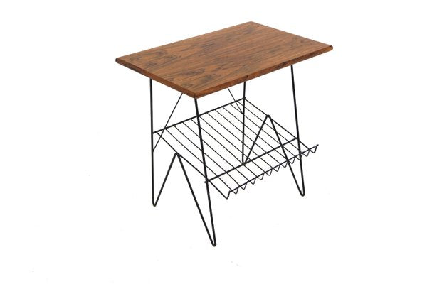 Stringbord Side Table in Rosewood, Sweden, 1950s-GEK-2036123