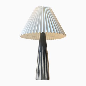 Striped Ceramic Table Lamp by Svend Aage Holm Sorensen for Søholm, 1960s-LCR-928967