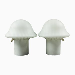 Striped Mushroom Table Lamps from Peill & Putzler, 1970s, Set of 2-BMM-1807968