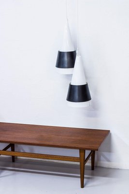 Struten Pendant Lamps by Hans Bergström for Ateljé Lyktan, 1950s, Set of 2-KO-635198