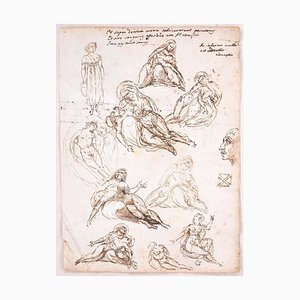 Studies and notes - Ink and Pencil on Paper y Anonymous Master - Early 1800 Early 1800-ZCI-761501