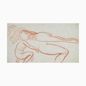 Studies for a Female Nude - Original Pastel Drawing by P. Andrieu - Late 1800 Late 19th Century-ZCI-757408