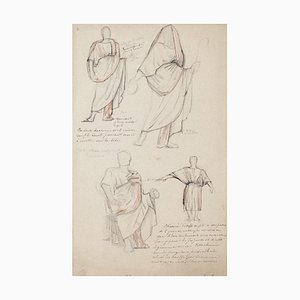 Studies for Costumes Pencil and Pastel by Georges Antoine Rochegrosse-ZCI-778562