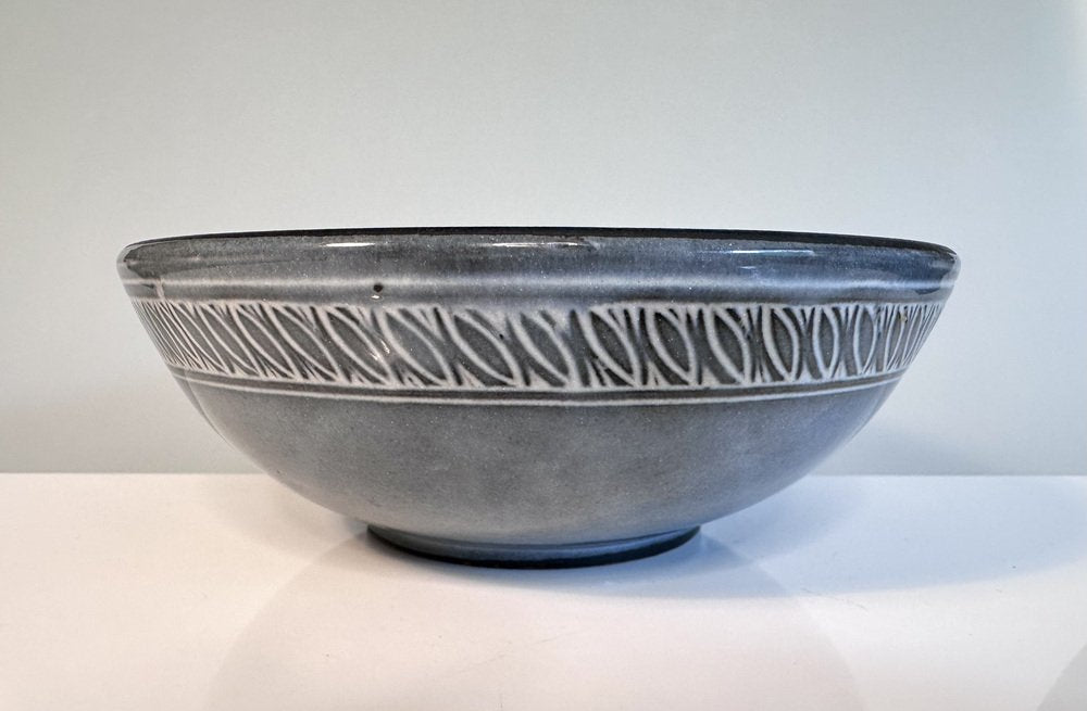 Studio Ceramic Art Bowl by Eva Kumpmann, 1950s