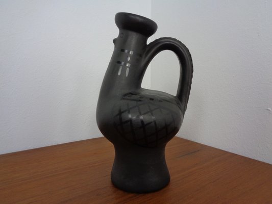 Studio Ceramic Rooster Carafe from Coperativa Oltul Miercurea-Ciuc, Romania, 1970s-RDW-1397808