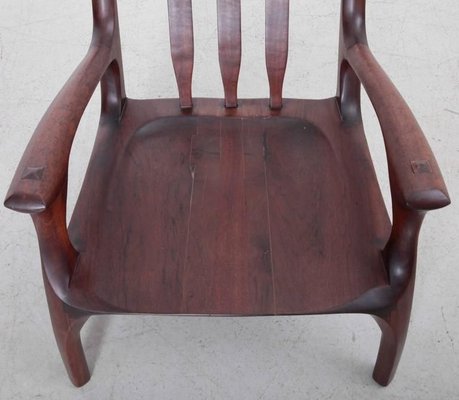 Studio Lounge Chair in Black Walnut by Ben Rouzie, 1960s-SFD-631569