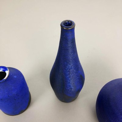 Studio Pottery Ceramic Vases by Gerhard Liebenthron, Germany, 1960s, Set of 3-QZ-1053084