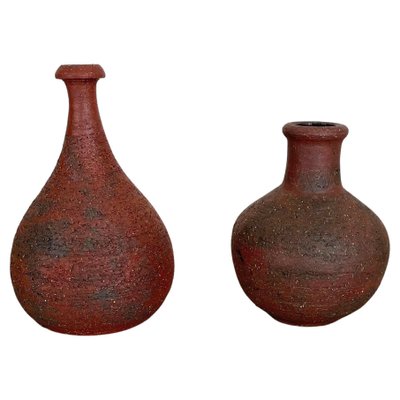 Studio Pottery Sculptural Objects by Gerhard Liebenthron, Germany, 1970s, Set of 2-QZ-1312769