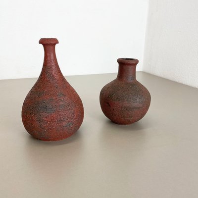 Studio Pottery Sculptural Objects by Gerhard Liebenthron, Germany, 1970s, Set of 2-QZ-1312769