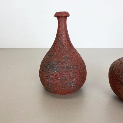 Studio Pottery Sculptural Objects by Gerhard Liebenthron, Germany, 1970s, Set of 2-QZ-1312769