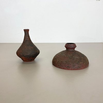 Studio Pottery Sculptural Objects Gerhard Liebenthron, Germany, 1970s, Set of 2-QZ-1312771