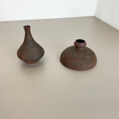 Studio Pottery Sculptural Objects Gerhard Liebenthron, Germany, 1970s, Set of 2-QZ-1312771