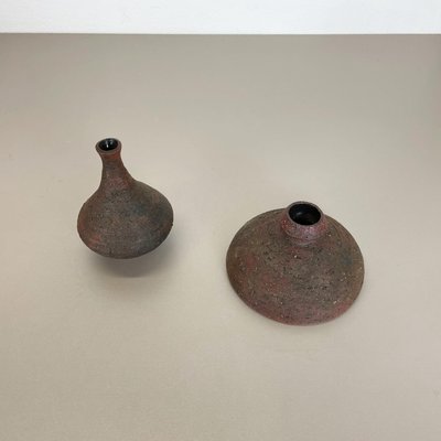 Studio Pottery Sculptural Objects Gerhard Liebenthron, Germany, 1970s, Set of 2-QZ-1312771