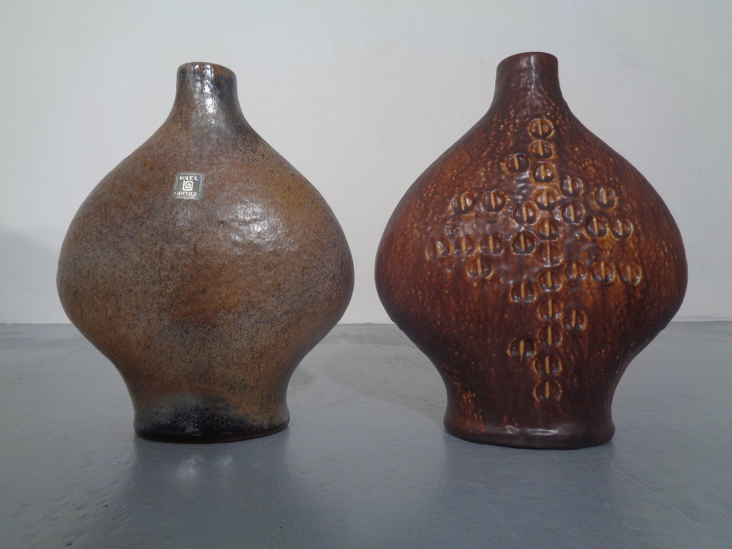 Studio Vases by Gerda Heuckeroth for Carstens Tönnieshof, 1960s, Set of 2