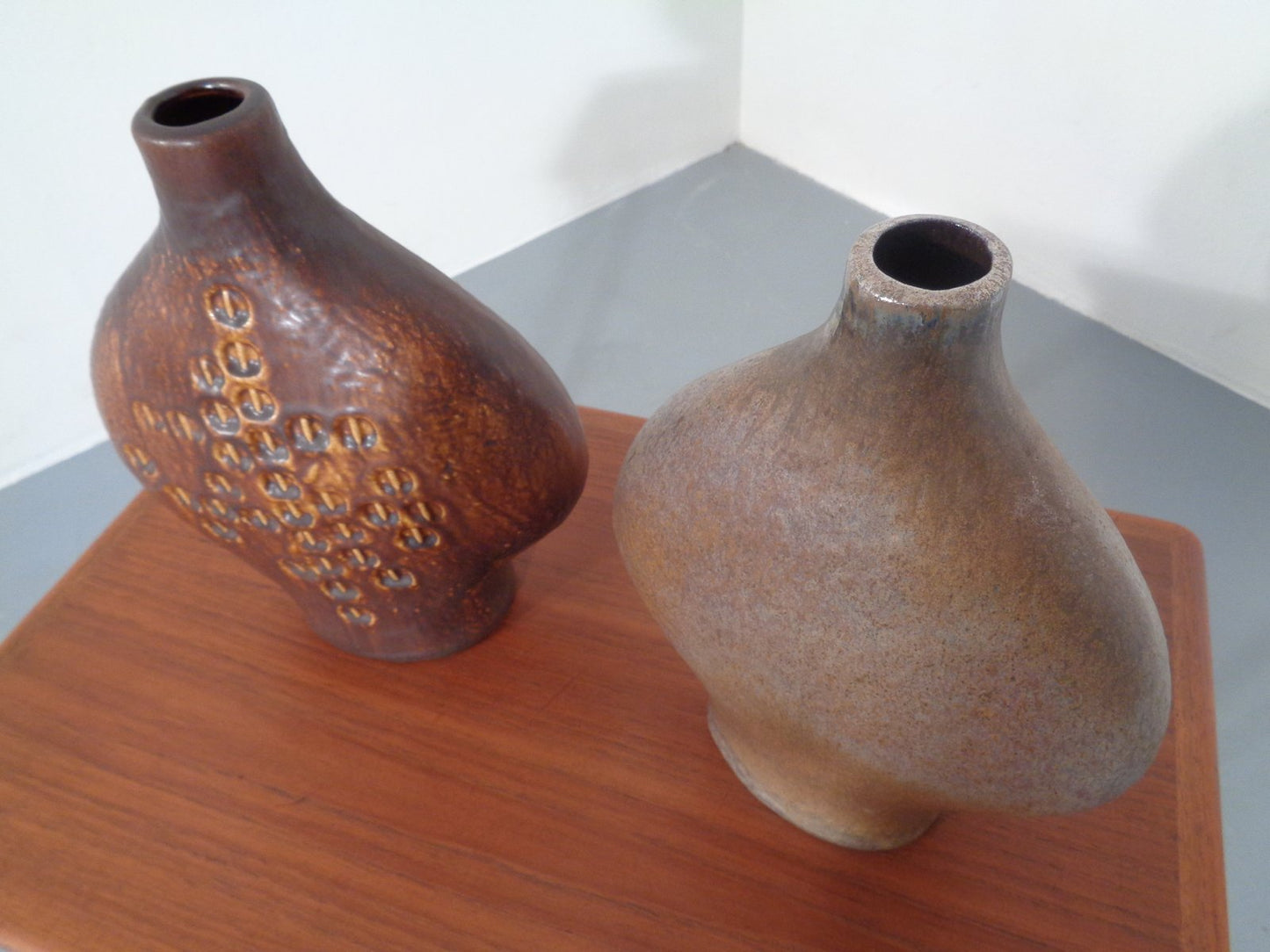 Studio Vases by Gerda Heuckeroth for Carstens Tönnieshof, 1960s, Set of 2