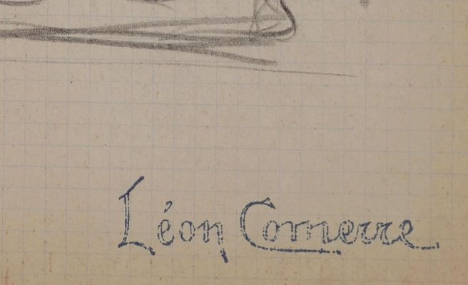 Study for Ex-Libris - Original Pencil Drawing by F. Comerre - Late 19th Century Late 19th Century-ZCI-760705