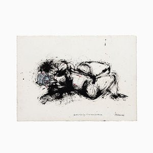 Study N°3, Original Ink Drawing, Late 20th Century-ZCI-889836