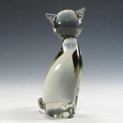 Stylized Cat attributed to Livio Seguso, 1970s-KJP-1781100