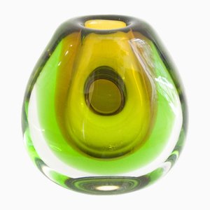 Submerged Glass Vase by Vladimir Mika for Moser, 1960s-RD-1780772