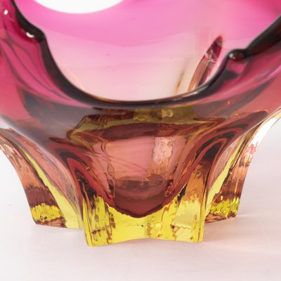 Submerged Murano Glass Bowl from Cristallo Venezia, 1960s-IXK-1185268