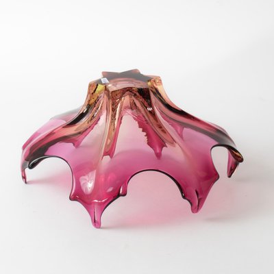 Submerged Murano Glass Bowl from Cristallo Venezia, 1960s-IXK-1185268